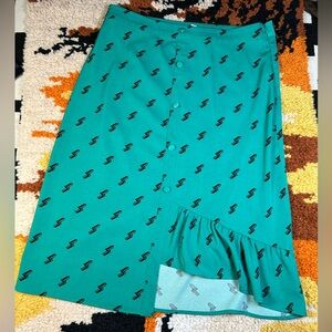 Retro Fab, EVIDNT LOS ANGELES, lightning bolt, asymmetrical skirt!!